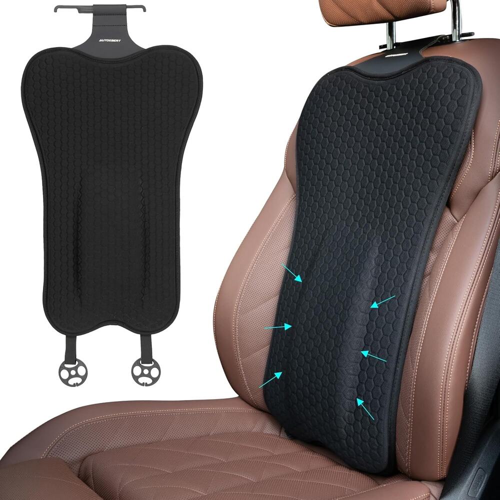 XUKEY Lumbar Pillow Gel Support Pillow Back Support Cushion,Gel Lumbar Support